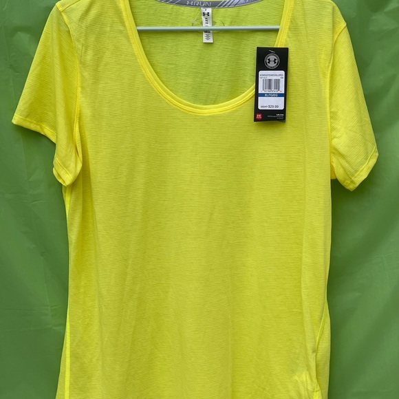 NWT UNDER ARMOUR YELLOW SHIRT size XL - Picture 4 of 7